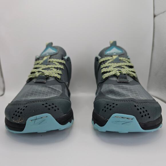 Altra Lone Peak 5 Green Blue Yellow Womens 7.5 W Hiking Trail Shoes Sneakers - Picture 4 of 12